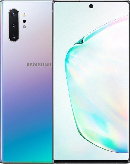 Samsung Galaxy Note10+ smartphone 6.8 inch 512GB Aura Glow zilver, Octa-core, 4300mAh batterij, S Pen, Pro-camera