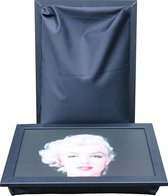 L-line by Jis Laptray, Schoottafel, Schootkussen, Laptoptafel, Dienblad met kussen Marilyn Monroe - 32,5x43 cm