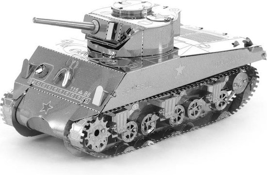 Bouwpakket Sherman Tank- metaal | bol.com