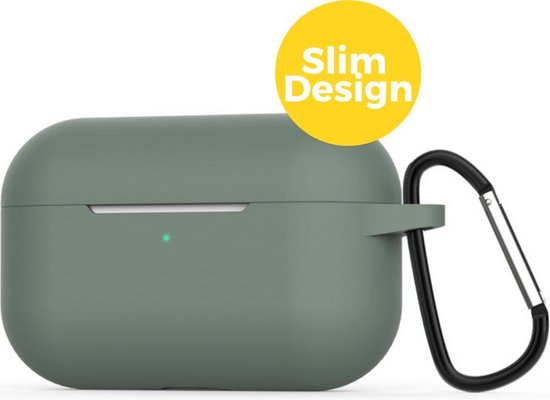 Apple Airpods Pro Siliconen Case Hoesje - Beschermhoes - Dennen Groen - Pless®