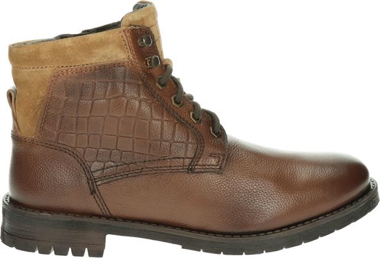 Nelson heren veterboot - Cognac - Maat 42 | bol.com