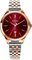 ZINZI Classy ZIW1038 34mm rood rosé + gratis Zinzi armbandje