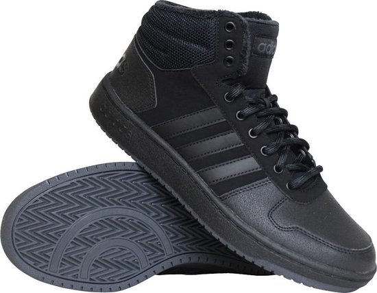 Hueco Poderoso código adidas Hoops 2.0 Mid sneakers heren zwart -40 | bol.com