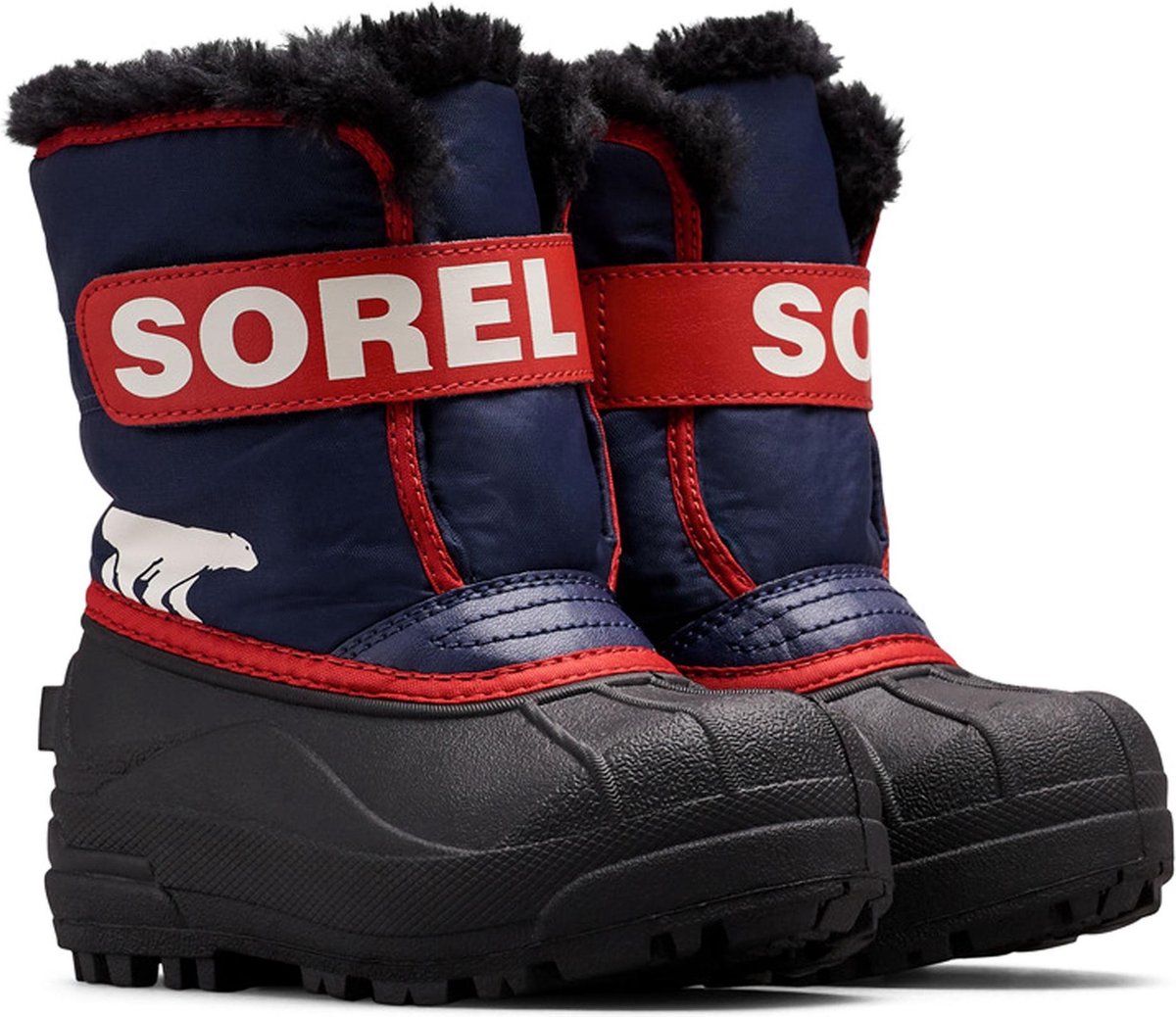 Sorel Snowboots - Maat 21 - Unisex - navy/rood/zwart