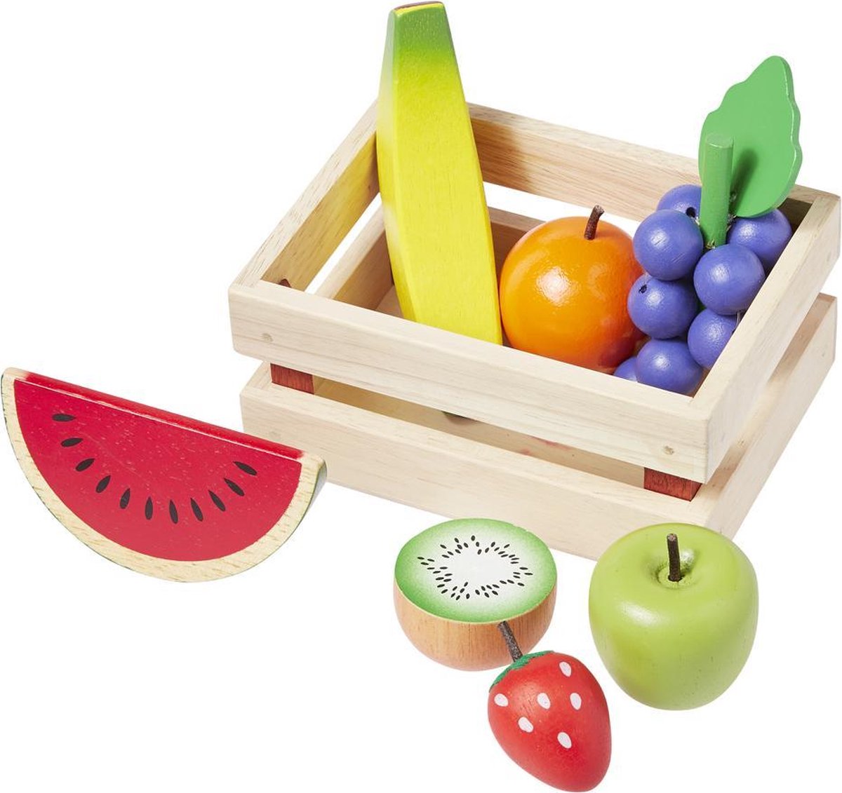 howa Houten Winkel Accessoires 35 delig Groente, Fruit, Deegwaren en