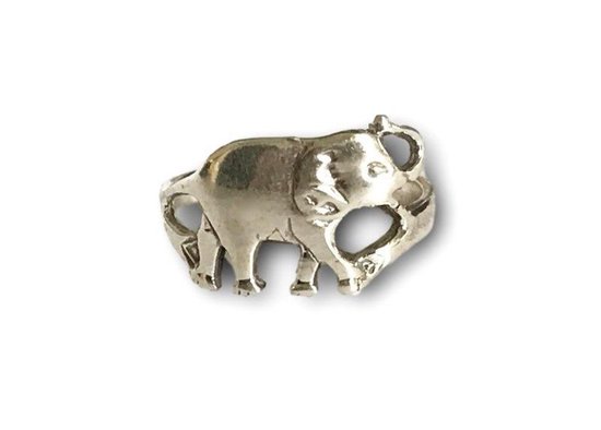 Zilveren ring Olifant | bol.com