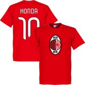 AC Milan Honda T-Shirt - Rood - M