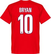 Costa Rica Bryan Team T-Shirt - Rood - XS