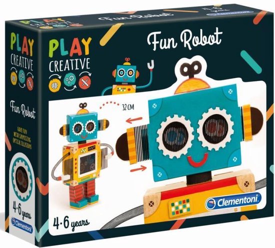 Clementoni - Play Creative - Maak Je Eigen Robot - Hobbypakket | bol.com