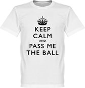 Keep Calm And Pass Me The Ball T-Shirt - S