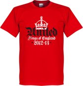 Manchester United Kings Of Engeland T-Shirt 2012-2013 - XL