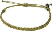 Chibuntu® - Olijf Groene Armband Heren - Flow armbanden collectie - Mannen - Armband (sieraad) - One-size-fits-all