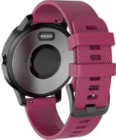 Siliconen Band - Garmin Vivoactive 3 & Forerunner 245/645 Music - Huawei Watch 2 - Purper