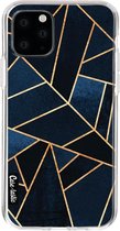 Casetastic Apple iPhone 11 Pro Hoesje - Softcover Hoesje met Design - Navy Stone Print