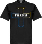 Parma Cross T-Shirt - Zwart - 5XL