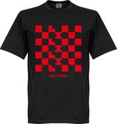 Kroatië Hvala Vatreni Homecoming T-shirt - Zwart - XL
