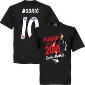 Modric Voetballer van het jaar 2018 T-Shirt - Zwart - 5XL