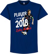 Modric Voetballer van het jaar 2018 T-Shirt - Navy - XL