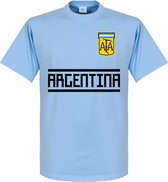 Argentinië Team T-Shirt - Licht Blauw - XXL