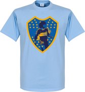 Maradona Boca Juniors Logo T-Shirt - L
