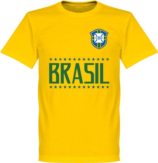 Brazilië Team T-Shirt - Geel - XL