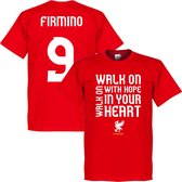 Liverpool Firmino Walk On T-Shirt - Rood - XS