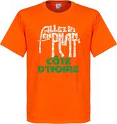 Ivoorkust Allez Les Elephants T-Shirt - L