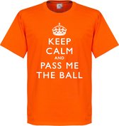 Keep Calm And Pass The Ball T-Shirt - S