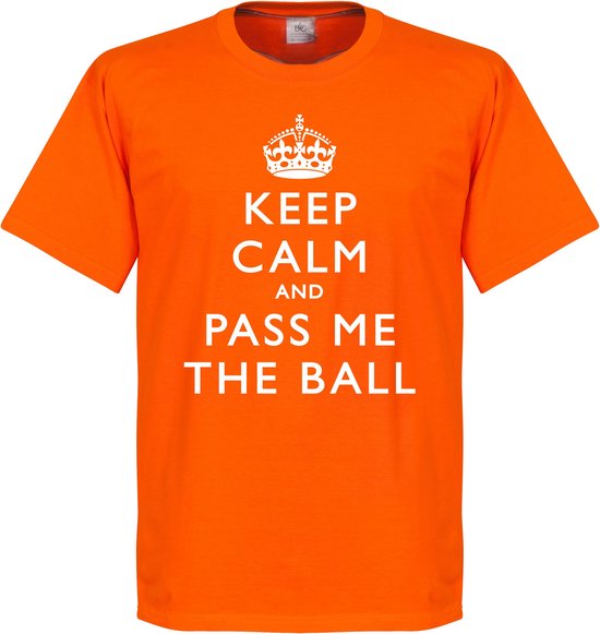 Keep Calm And Pass The Ball T-Shirt - S