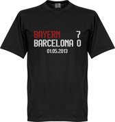 Munich v Barcelona Aggregate Scoreboard T-shirt - Black - - 5XL