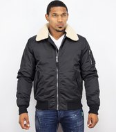 | Y chromosome Winterjassen Heren Winterjas Kort Winterjassen Heren Winterjas Kort Leren Elleboog Zwart