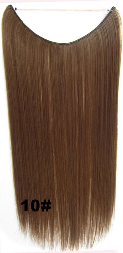 Wire Extensions Flip In Hair 100%Echt haar 35cm blond mix 8/613 | bol.com