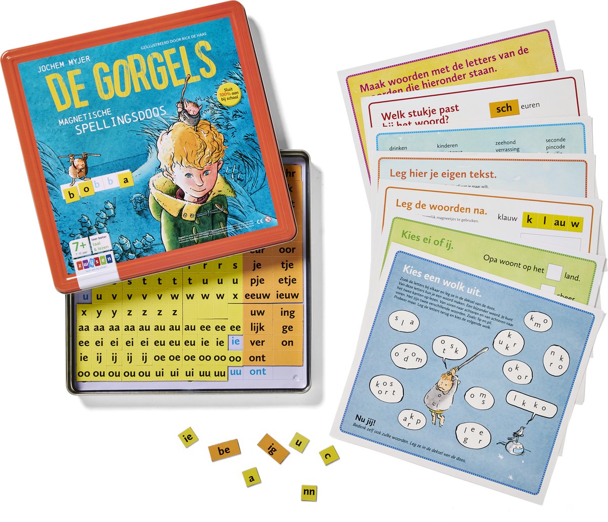 De Gorgels - De Gorgels magnetische spellingsdoos — afbeelding 5