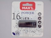 Max'L MAXL854402 USB flash drive 16 GB USB Type-A 3.0 Zwart