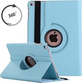iPad 10.2 (2019) Hoes - Draaibare Tablet Book Cover - Licht Blauw