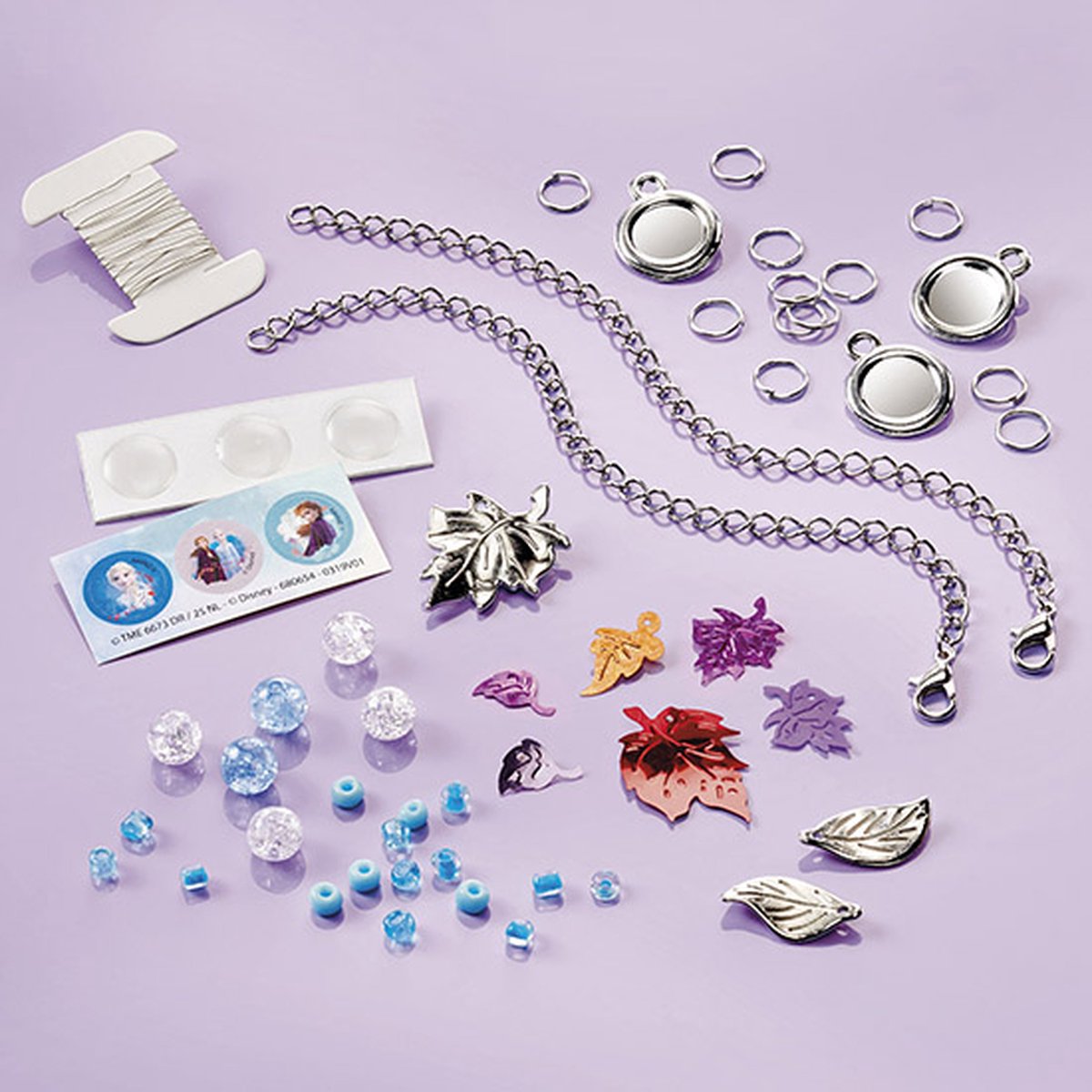 Disney Frozen Totum bedel armbandjes maken met Anna en Elsa speelgoed meisjes vanaf 5 jaar - knutselen vriendschapsarmbandjes - Forest Charm Bracelets cadeau tip — afbeelding 13