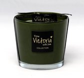 Victoria with Love - Kaars - Geurkaars - Glossy dark green - Small - Glas - Indoor