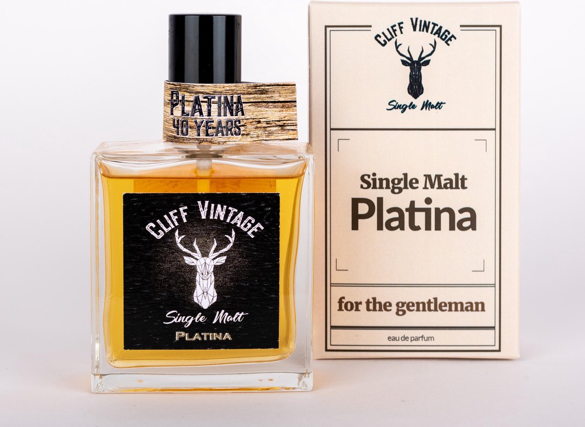 Cliff Vintage Single Malt Platina - Whiskey inspired perfume - Herenparfum