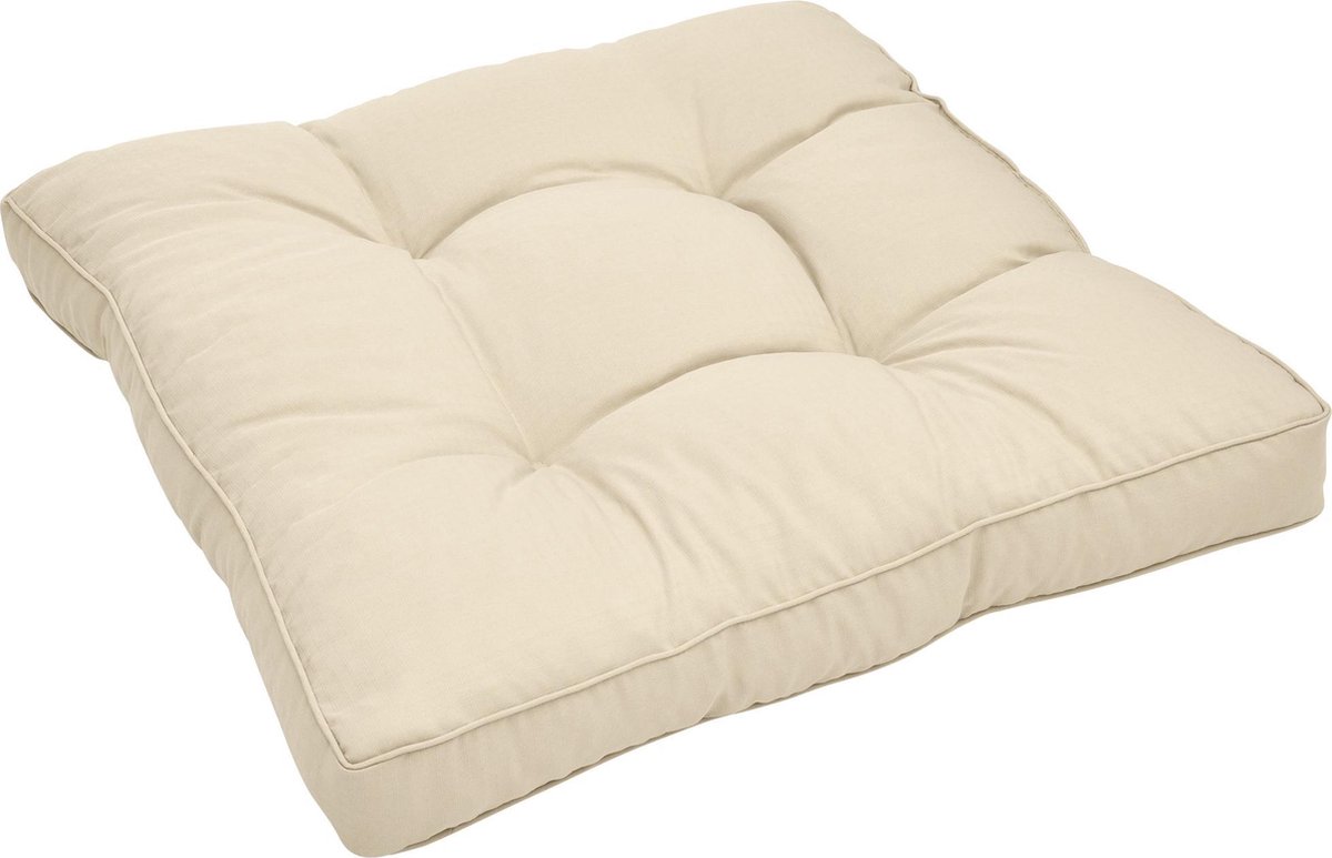 Beautissu Loungekussen XLuna zitkussen voor tuin tuinmeubelen lounge dikke bekleding in 70x70x10 cm Antraciet Beautissu Loungekussen XLuna zitkussen voor tuin tuinmeubelen lounge dikke bekleding in 70x70x10 cm Antraciet