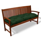 Beautissu Flair BK coussins de canapé de jardin 120x50 cm coussin d'assise coussins de jardin en vert
