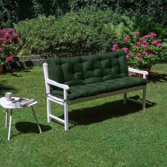 3 cm dik zitkussen, bankkussen, wasbaar, stoelkussen, tuinbank, outdoor, zitkussen, groot voor stoel, vloer, bureaustoel, lichtgrijs, 120 x 35 x 3 cm