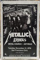 Concert Bord: Metallica Exodus