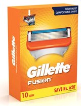 Gillette Fusion Scheermesjes - 10 Stuks