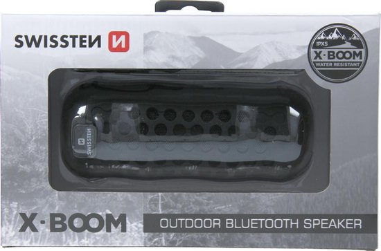Swissten X-Boom Outdoor Bluetooth Speaker - Zwart van Swissten — afbeelding 4