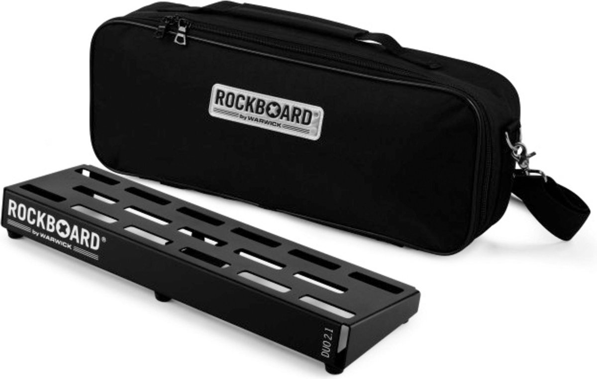 Rockboard DUO 2.1 B with Gigbag - Pedalboard voor gitaren