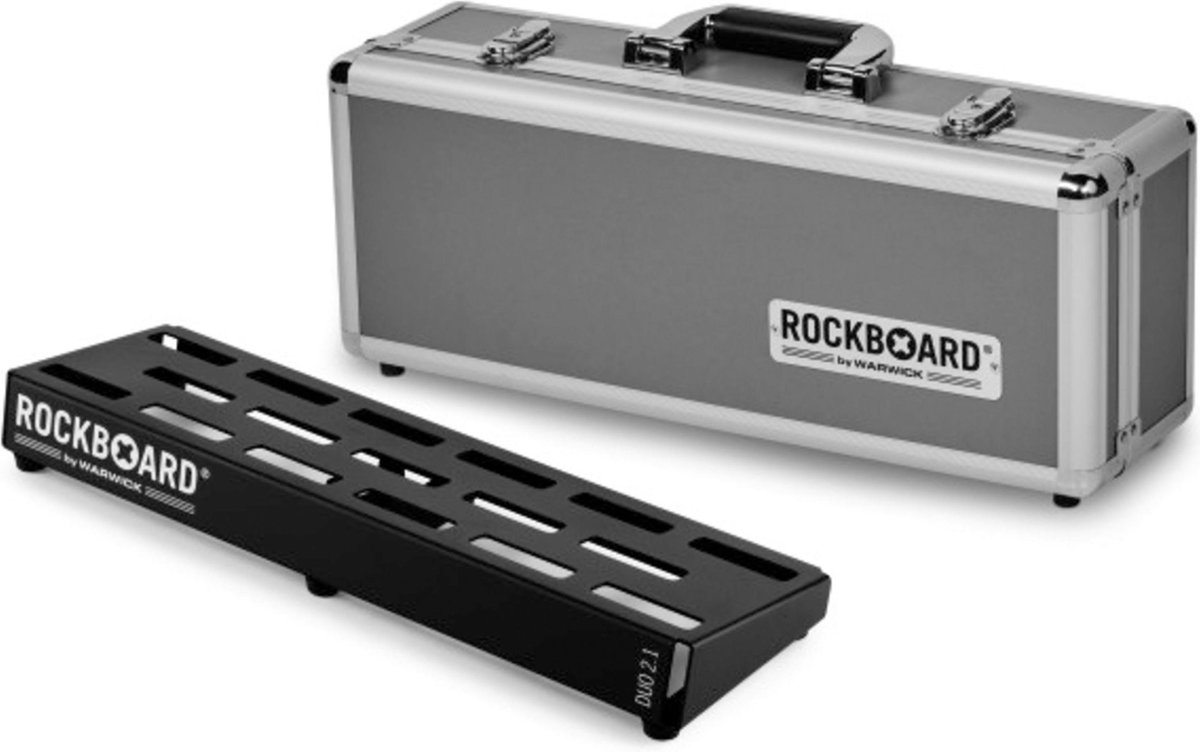 Rockboard DUO 2.1 with Flight Case 470 x 140mm aus der Demo - Koffer voor effect-units