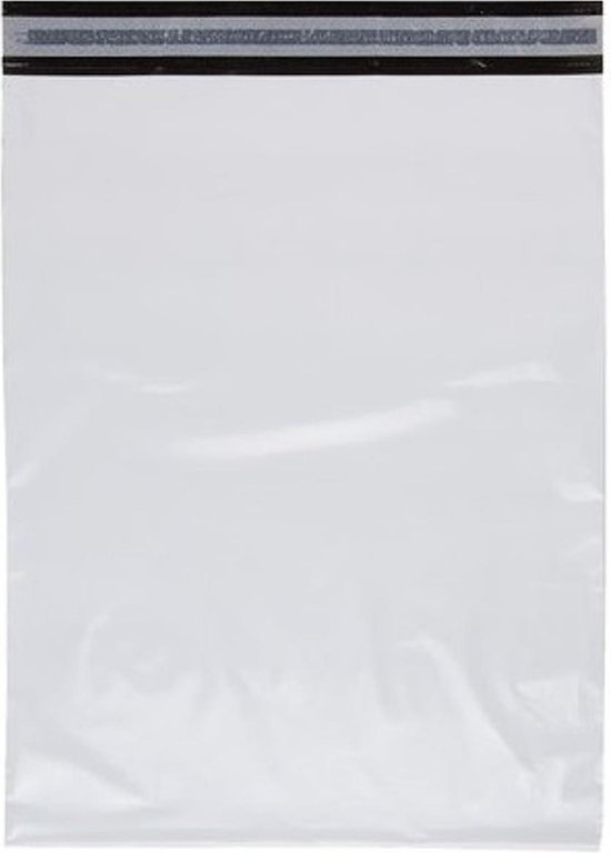 Verzendzak/ verzendzakken 35 x 45 cm / 350 x 450 mm – 50 my (100 stuks).