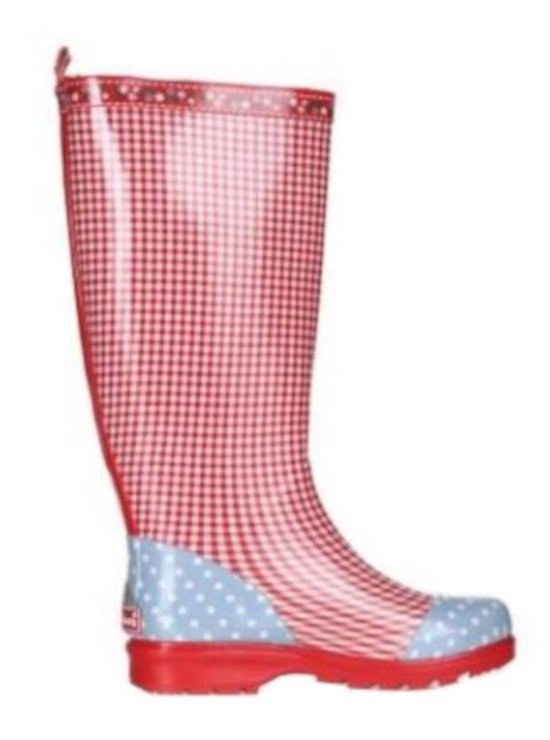 | Playshoes Regenlaarzen Landhuis Rubber Dames Rood | Playshoes Regenlaarzen Geruit Rubber Dames Groen