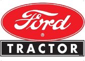 Ford Tractor Metalen wandplaat 40 x 30 cm.
