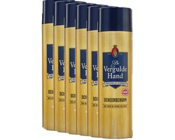 Vergulde Hand Scheerschuim  - Voordeelverpakking 6 x 250 ml